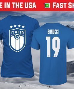 European Cup 2021 Italy National Soccer Team #19 Leonardo Bonucci Classic T-Shirt