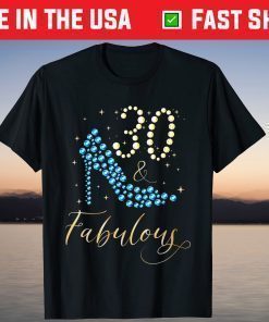 Fabulous Since Birthday August 1991 Vintage 30Th Birthday T-Shirt