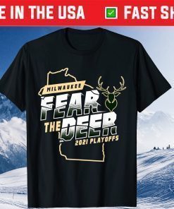 Fear Deer Milwaukee Buck Finals Champs T-Shirt