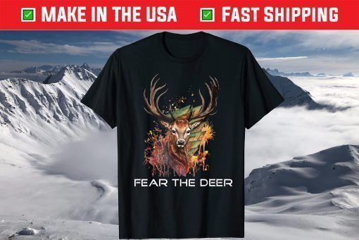 Fear The Deer Basketball T-Shirt