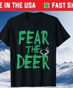 Fear The Deer Milwaukee Basketball Bucks Fans Classic T-Shirt