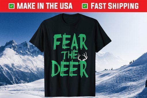 Fear The Deer Milwaukee Basketball Bucks Fans Classic T-Shirt