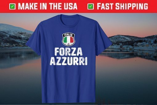 Forza Azzurri Italia Italy Football Soccer Jersey Classic T-Shirt