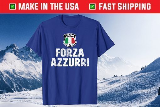 Forza Azzurri Italia Italy Football Soccer Jersey Classic T-Shirt