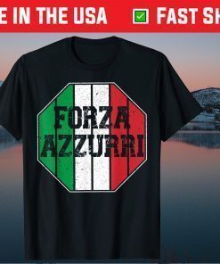 Forza Azzurri, Soccer 2021 Italy Jersey Italia Flag Football Gift T-Shirt