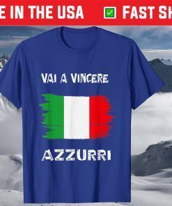 Forza Azzurri Vai A Vincere Italy Jersey Soccer 2021 Shirt