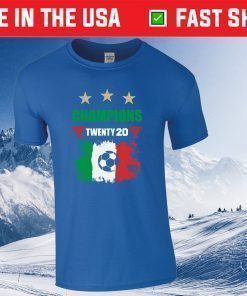 Forza Italy 2020 Champion Winner Football Champs Victory Italia Classic T-Shirt