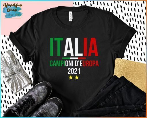 Italia Campioni D'Europa 2021 Italia Champions Football Shirt