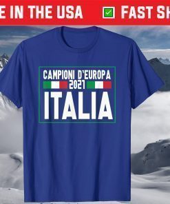 Italia Campioni D'europa 2021 Italy Champions EURO 2020 Shirt