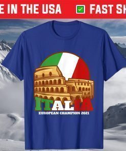 Italian Flag European Champion 2021 Italy Football Shirt