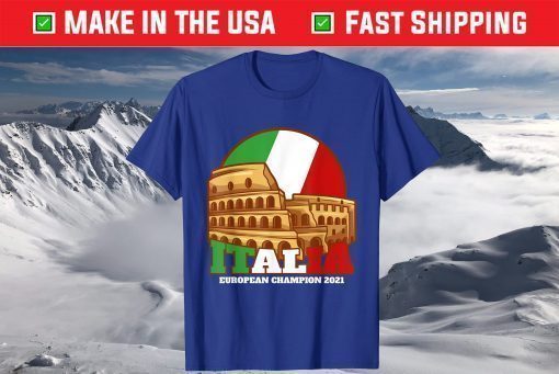 Italian Flag European Champion 2021 Italy Football Shirt