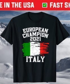 Italian Flag European Champion Football 2021 Shirt