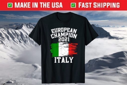 Italian Flag European Champion Football 2021 Shirt