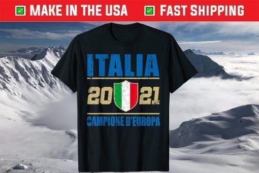 Italia Campione d'Europa Italy Champions European 2021 Shirt