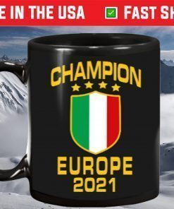 Italy Football Champions of Europe 2021 Italia Champions Football Mug