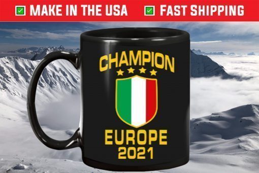 Italy Football Champions of Europe 2021 Italia Champions Football Mug