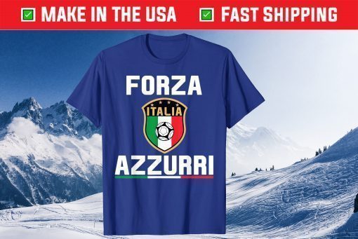 Italy Forza Azzurri Soccer Jersey Italia Flag Football 2021 T-Shirts