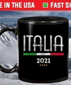 Italy Jersey Soccer 2021 Italia It's Coming Rome Mug