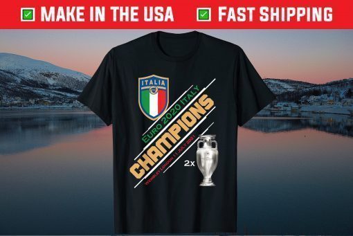 Italy Soccer Champions 2020 Forza Azzurri Italia Football Classic T-Shirt