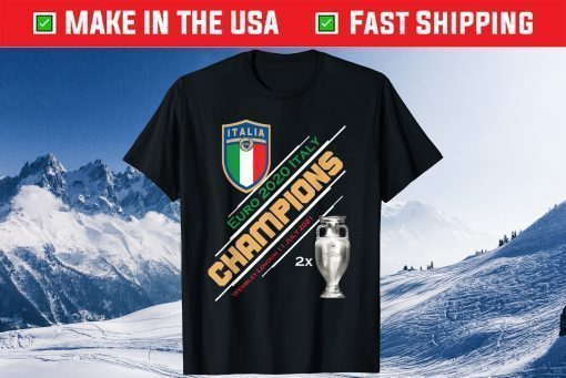 Italy Soccer Champions 2020 Forza Azzurri Italia Football Classic T-Shirt