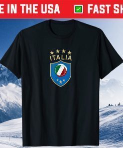 Italy Soccer Italian Italia Flag Football Player Classic T-Shirt