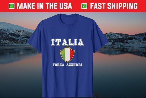 Italy Soccer Team Italia Jersey 2021 Forza Azzurri Italia Classic T-Shirt