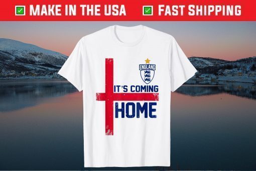 It's Coming Home England Football Soccer Jersey Style Retro T-Shirt