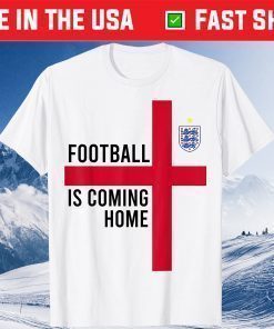 It's Coming Home England Football Soccer Jersey Style Retro Classic T-Shirt