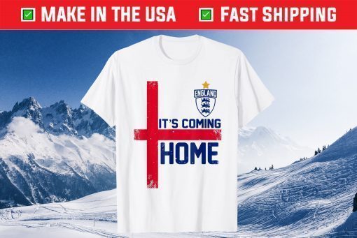 It's Coming Home England Football Soccer Jersey Style Retro T-Shirt