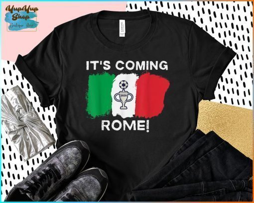 Its Coming Home Italy Champions Football Shirt