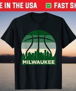 Milwaukee Basketball B-Ball City Wisconsin T-Shirt