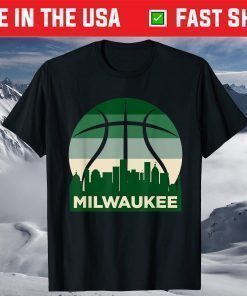 Milwaukee Basketball B-Ball City Wisconsin T-Shirt