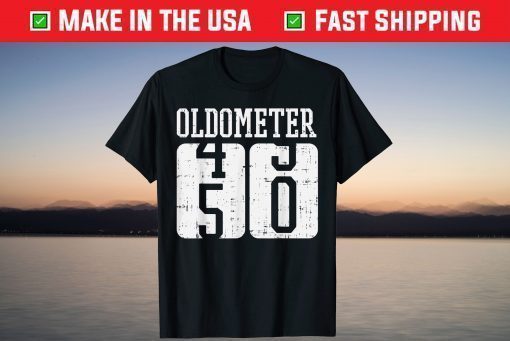 Oldometer 49 50 Fifty Fun 50th Birthday Party T-Shirt