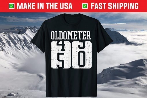 Oldometer 49 50 Fifty Fun 50th Birthday Party T-Shirt