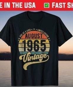 Reto Vintage 56th Birthday 56 years old Born in August 1965 Classic T-Shirt