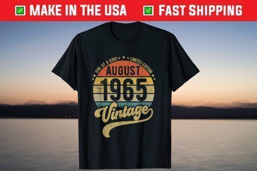 Reto Vintage 56th Birthday 56 years old Born in August 1965 Classic T-Shirt