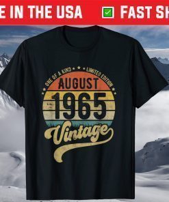 Reto Vintage 56th Birthday 56 years old Born in August 1965 Classic T-Shirt