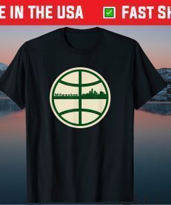 Retro Milwaukee Basketball Home Game Us 2021 T-Shirt