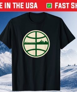 Retro Milwaukee Basketball Home Game Us 2021 T-Shirt