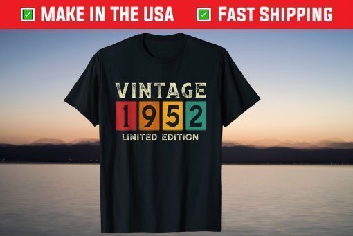 Vintage 1952 Limited Edition 69th Birthday 59 Years Old T-Shirt