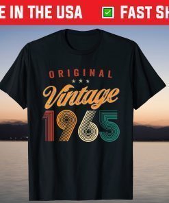 Vintage 1965 56Years Old Retro 56Th Birthday T-Shirt