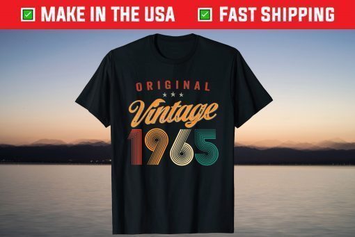 Vintage 1965 56Years Old Retro 56Th Birthday T-Shirt