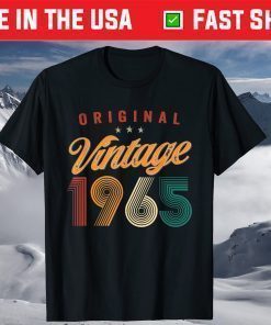 Vintage 1965 56Years Old Retro 56Th Birthday T-Shirt