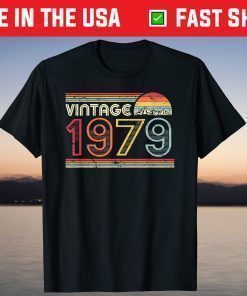 Vintage 1979 42 th Birthday 42 Years Old T-Shirt