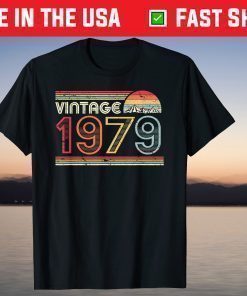 Vintage 1979 Birthday 42th Birthday 42 Years Old Shirt