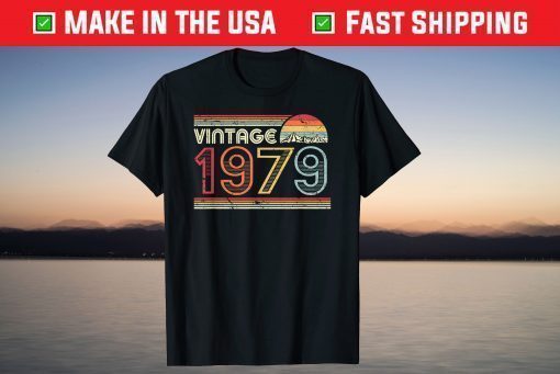 Vintage 1979 Birthday 42th Birthday 42 Years Old Shirt