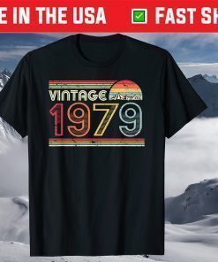 Vintage 1979 Birthday 42th Birthday 42 Years Old Shirt