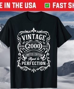 Vintage 2000 Limited Edition 21st Birthday 21 Years Old T-Shirt