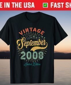 Vintage September 2008 Limited Edition T-Shirt