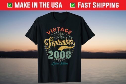 Vintage September 2008 Limited Edition T-Shirt